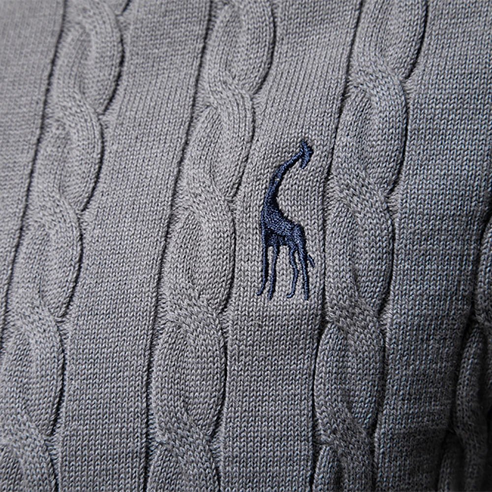 Falkner Strikkemoderne Herrepullover