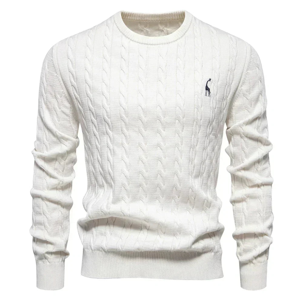 Falkner Strikkemoderne Herrepullover